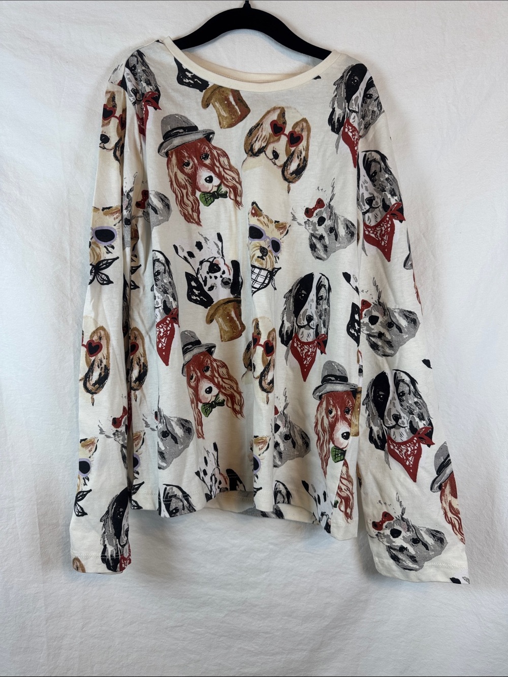 Zara Dogs Long Sleeve Tee 11/12 NWT